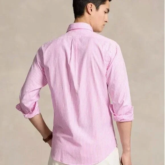 Ralph Lauren Men's Classic Fit Striped Stretch Oxford Shirt Size XL - Picture 3 of 17